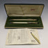Vintage Cross (CROSS) gold-filled ballpoint pen and pencil set in case